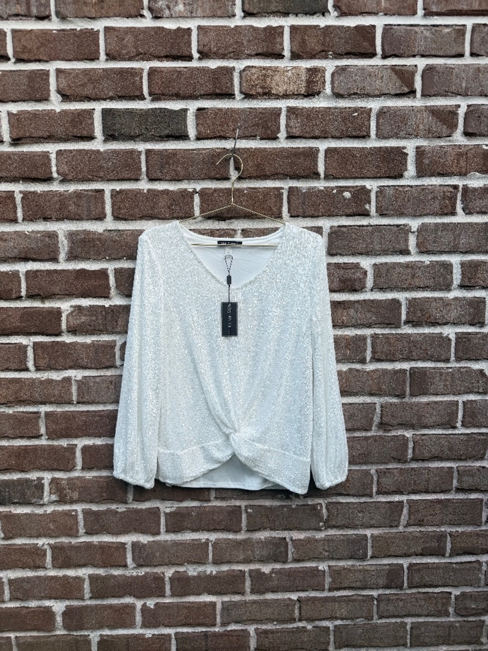 Cable & Gauge sequin top